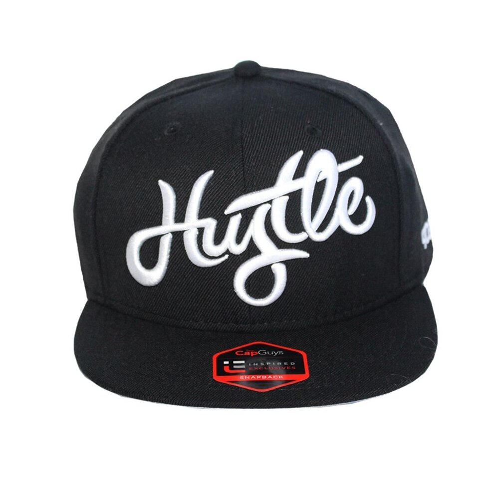 Hustle - T.O. - The Cap Guys TCG / Inspired Exclusives White and Black Snapback